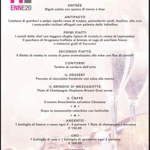 menu cenone capodanno tertulliano 7 milano 2022