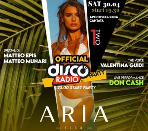 inaugurazione DISCOTECA ARIA CLUB MILANO 30 aprile