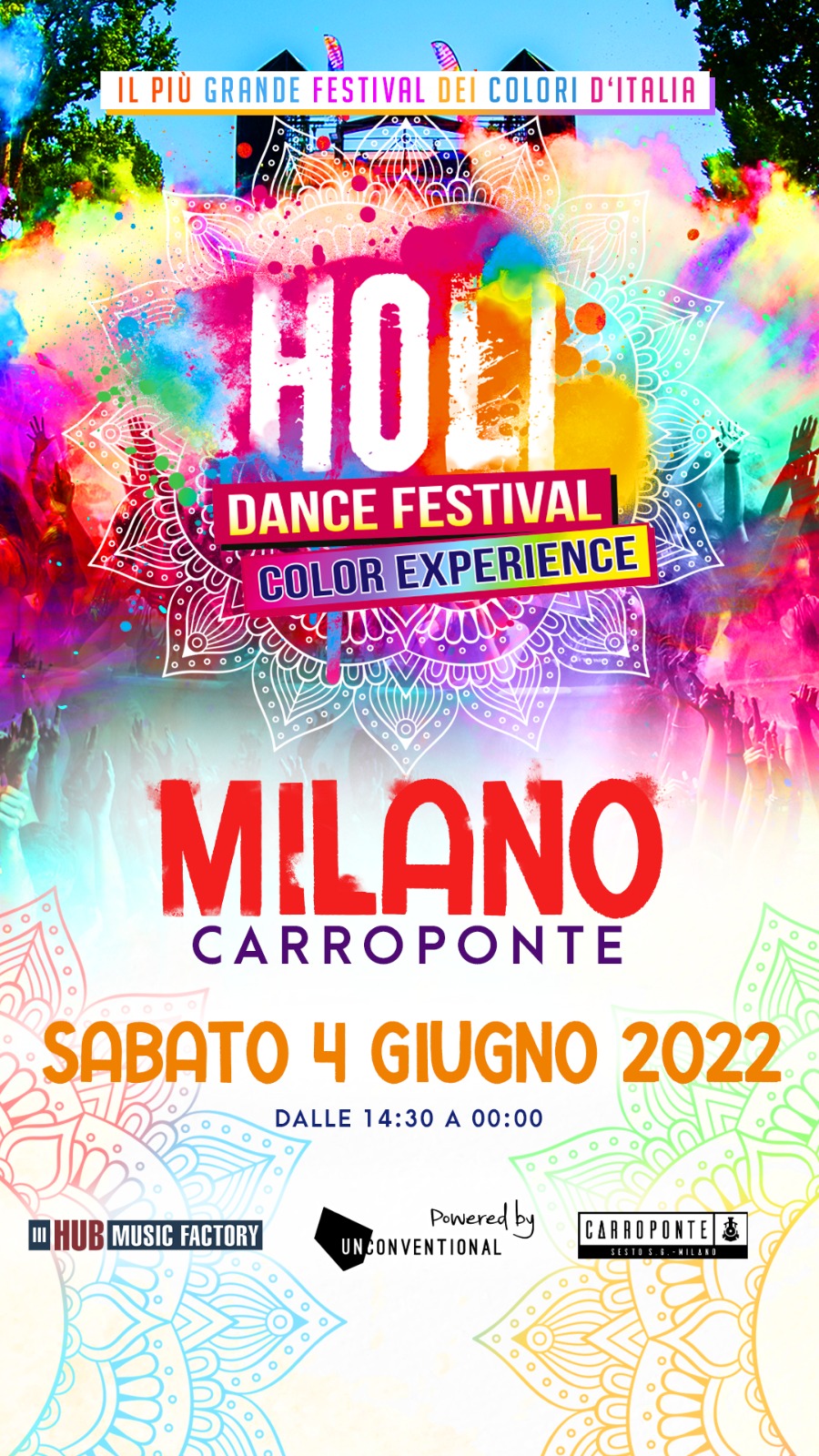 Foto: HOLI DANCE FESTIVAL MILANO 2022 CARROPONTE