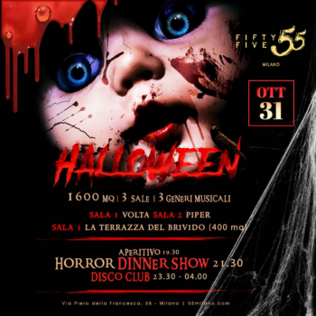 Halloween 55 Fifty Five Milano 2023 info 3282345620