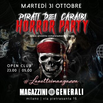 Halloween Magazzini Generali Milano info 3888945886