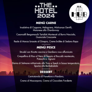 menu capodanno 2024 the hub