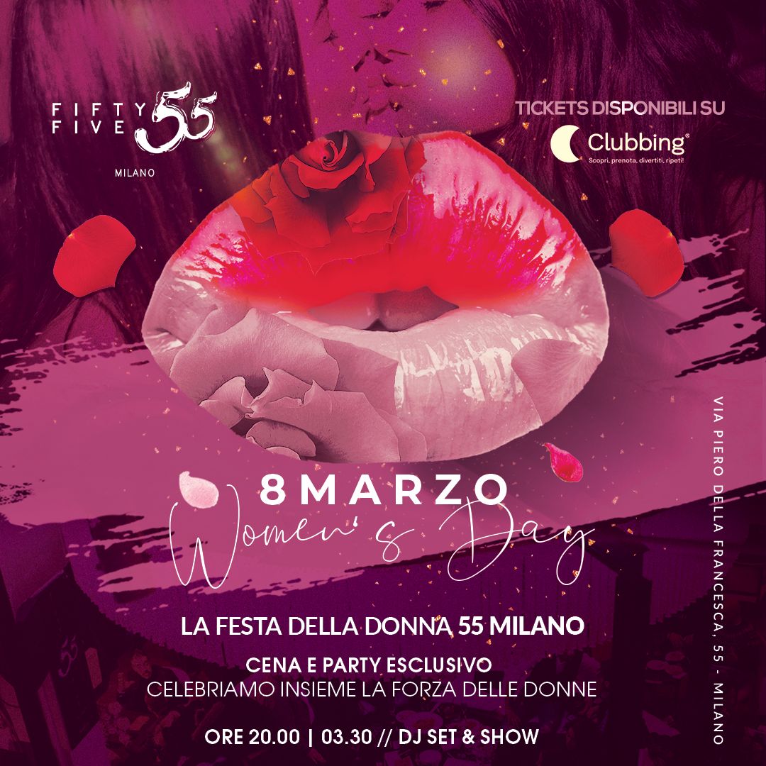 festa della donna 55 milano 2024 info 3888945886