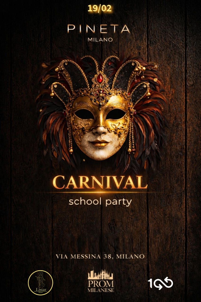 Prom Milanese Carnival School Party Pineta Milano
