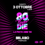 80s Never Die Fabrique Milano
