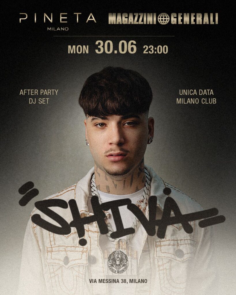 after party shiva pineta milano info 351-6641431