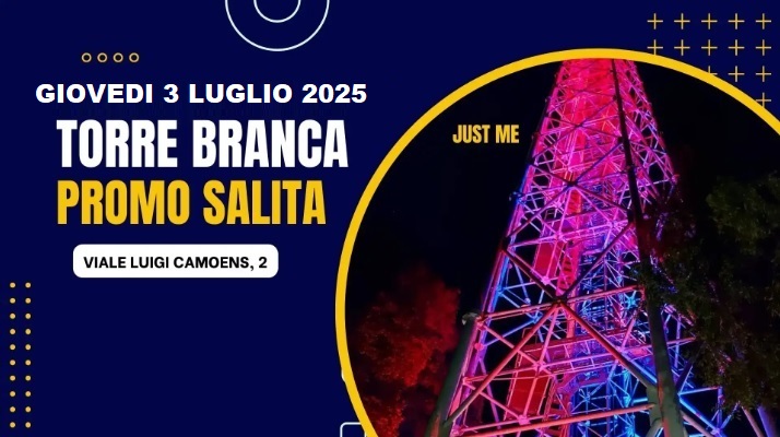 torre branca justme 3 luglio 2025 info 351-6641431