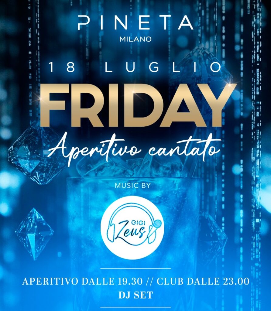 pineta milano venerdi 11 luglio 2025 info 351-6641431