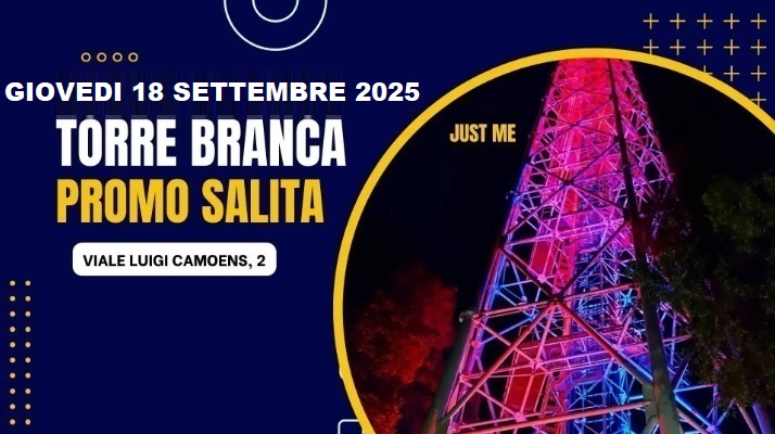 torre branca justme 18 settembre 2025 info 351-6641431