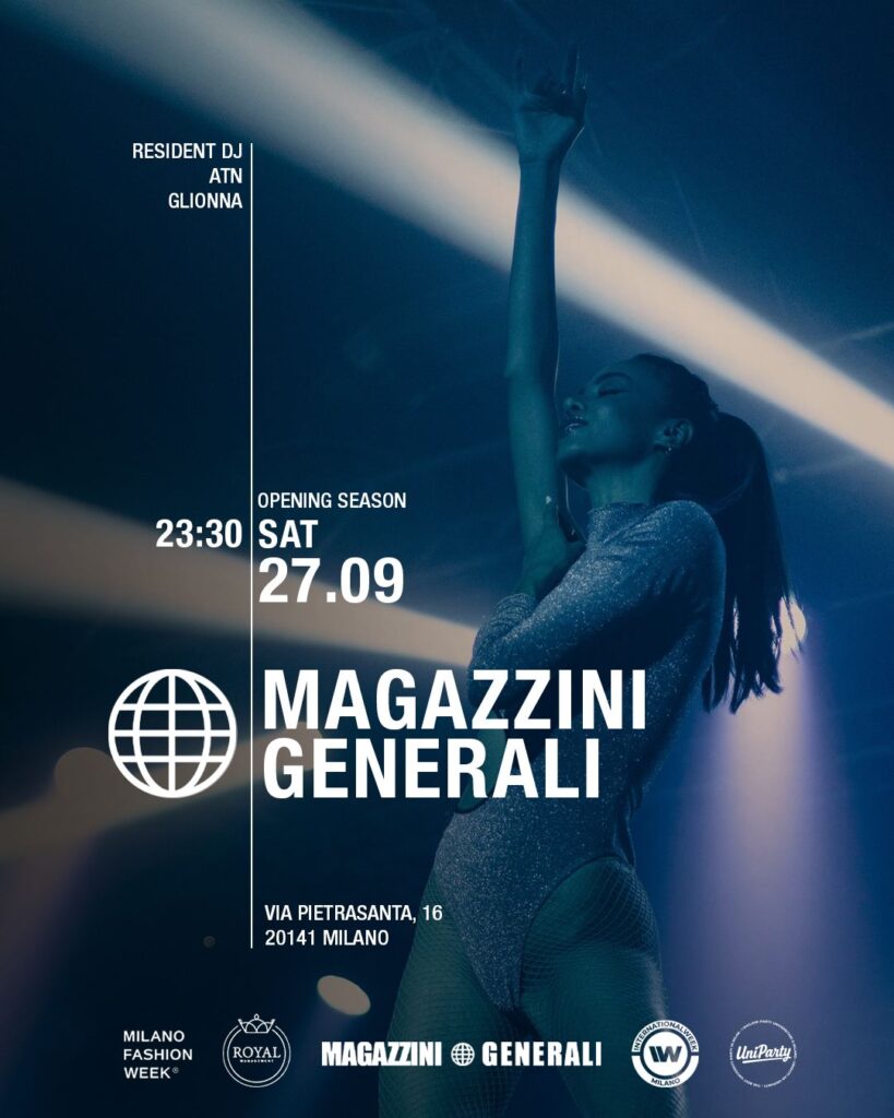 magazzini generali milano 27 Settembre 2025 info 3516641431