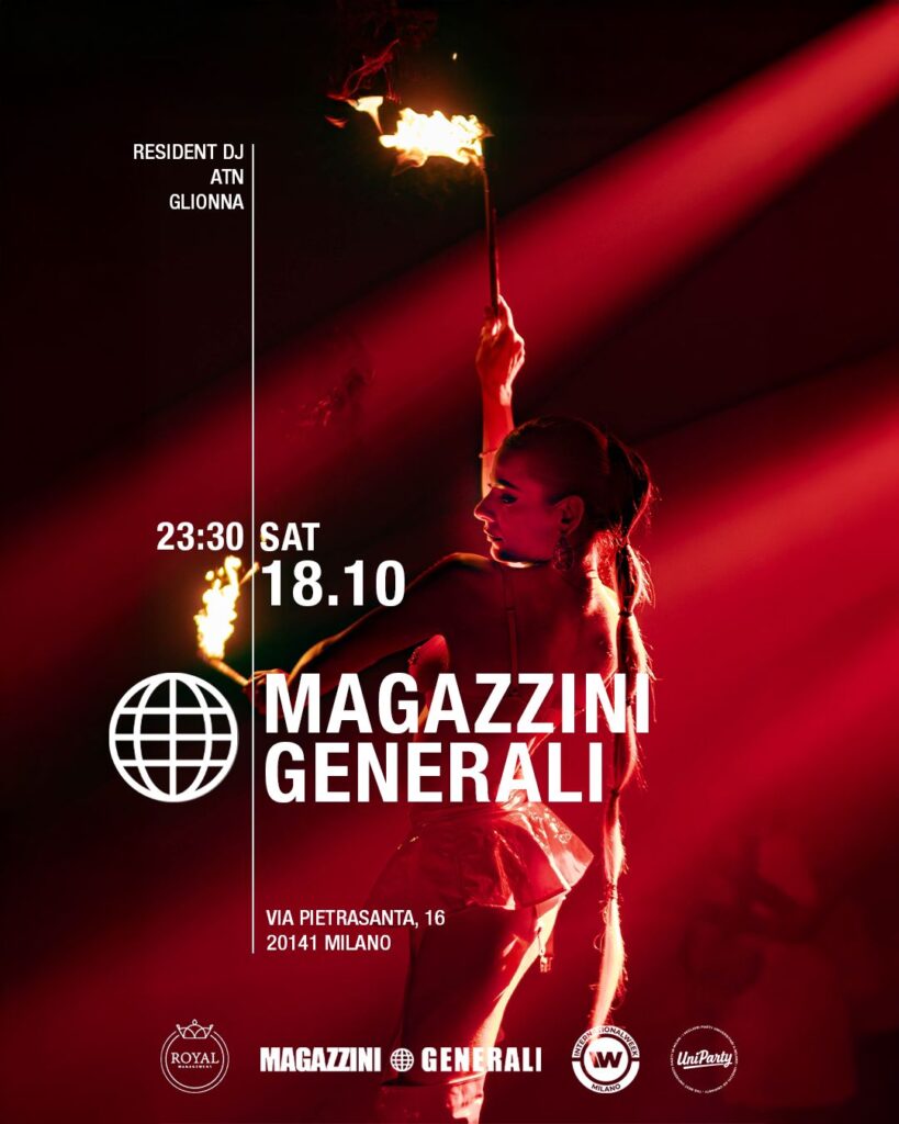 magazzini generali milano 18 ottobre 2025 info 3516641431