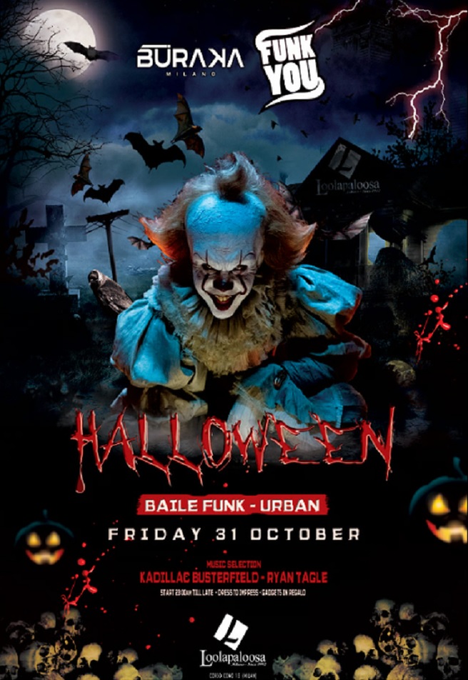 Halloween Loolapaloosa Milano 2025 info 351-6641431