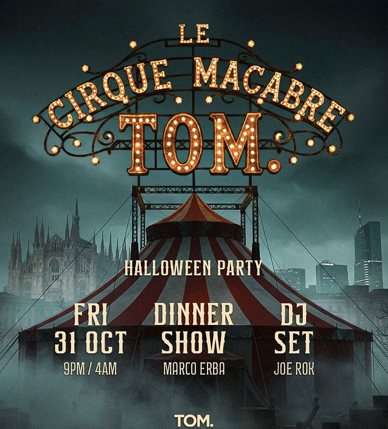 halloween tom milano 2025 info 3888945886