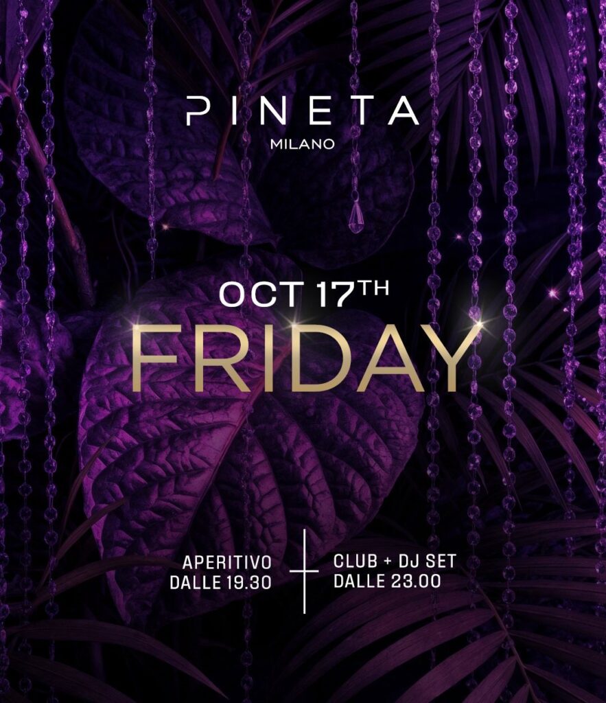 pineta milano venerdi 17 ottobre 2025 info 351-6641431
