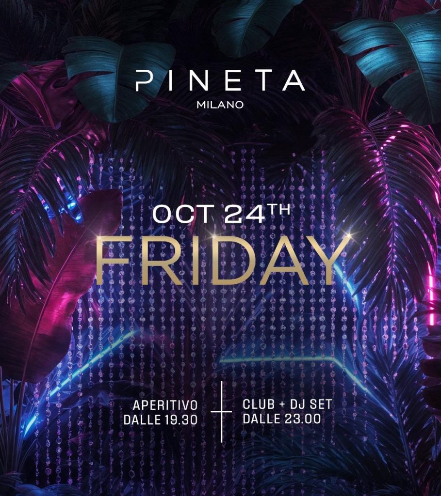pineta milano venerdi 24 ottobre 2025 info 351-6641431