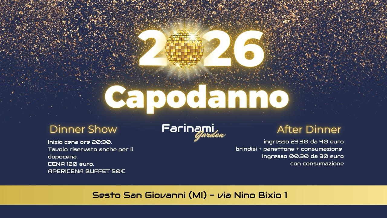 capodanno farinami garden 2026 info 3888945886