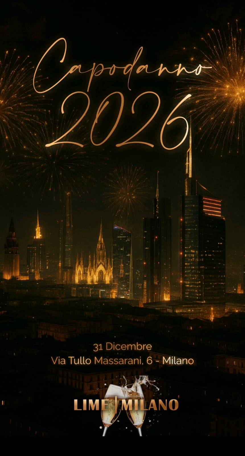 capodanno lime milano 2026 info 351-6641431