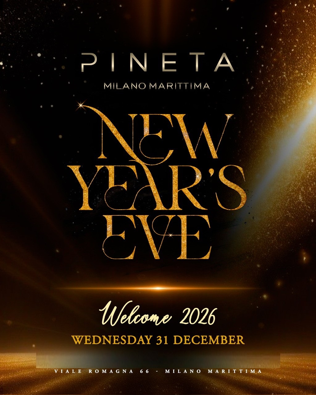 capodanno pineta milano marittima 2026 info 351-6641431