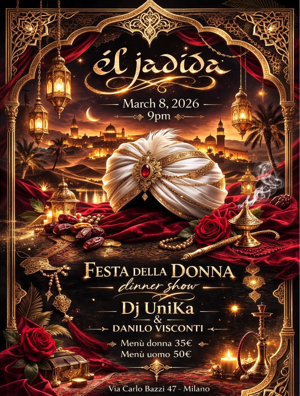 festa della donna el jadida milano 2026 info 3282345620 festa della donna el jadida milano 2026 info 3282345620