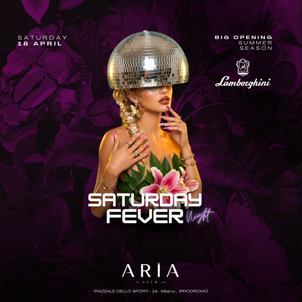 aria club milano sabato 18 Aprile 2026 info 351-6641431