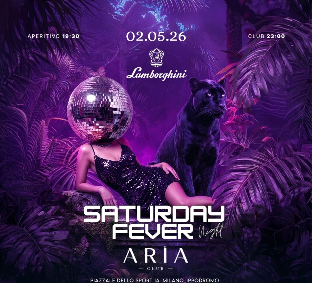 aria club milano sabato 2 Maggio 2026 info 351-6641431