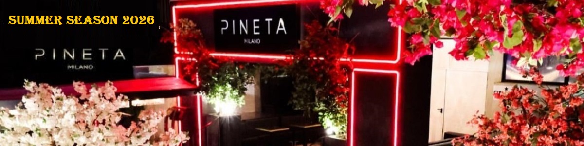 banner Pineta Milano summer 2026 info 351-6641431