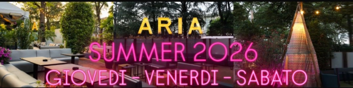 banner aria club milano 2026 info 351-66415431