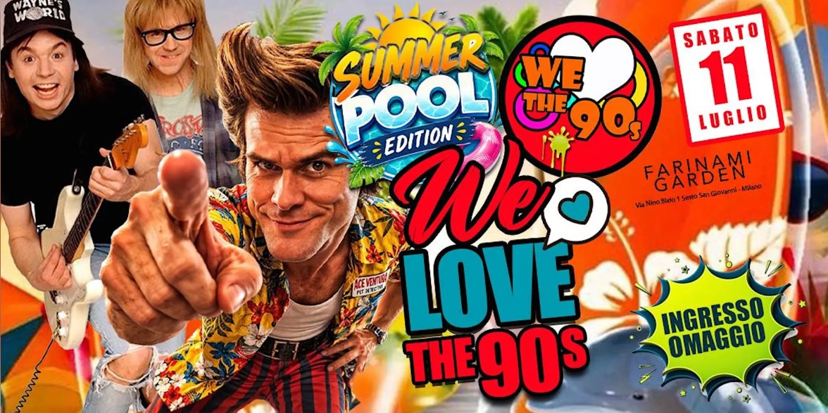 Farinami Garden Summer Pool Party WeLoveThe90s