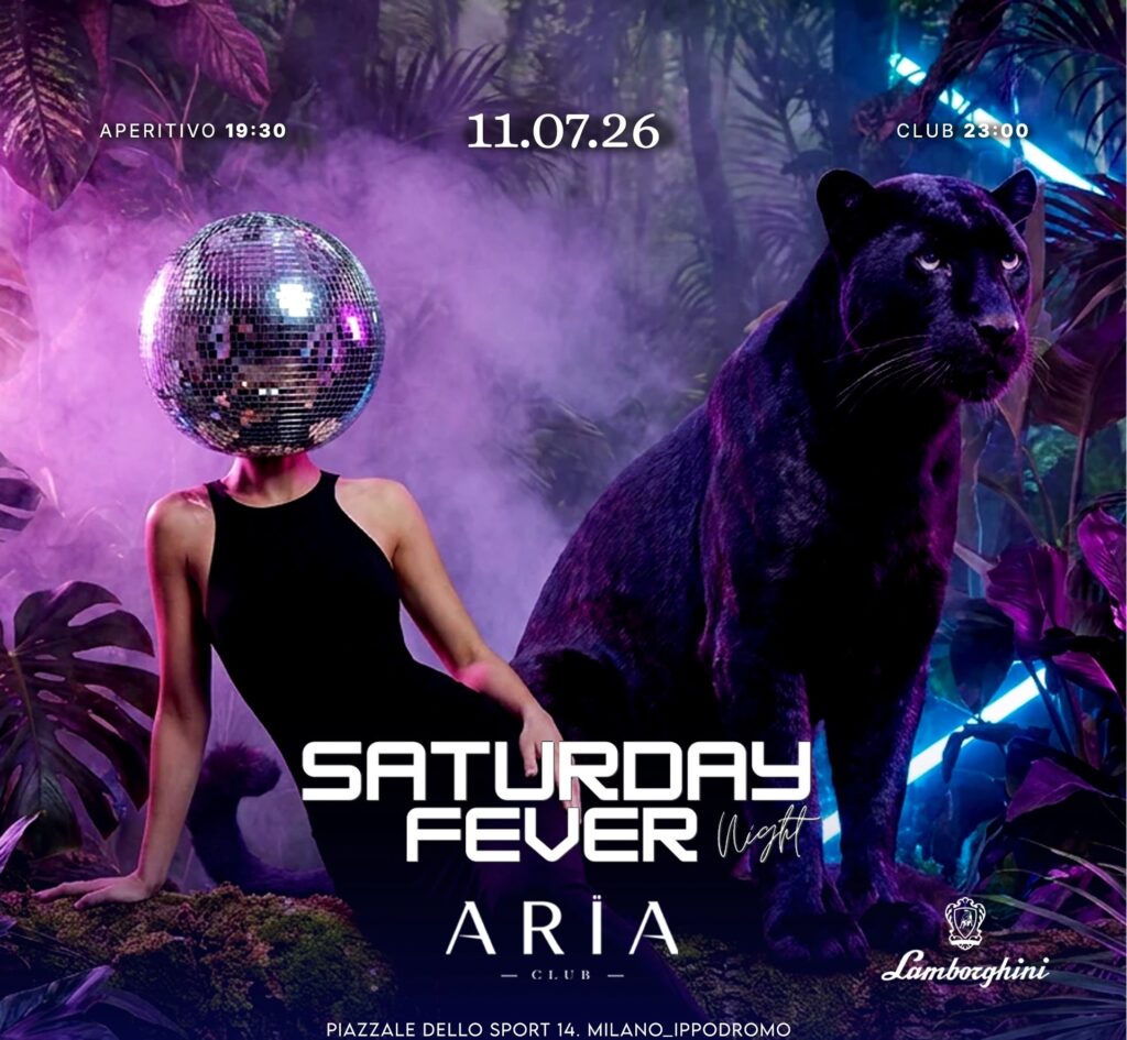 aria club milano sabato 11 luglio 2026 info 351-6641431